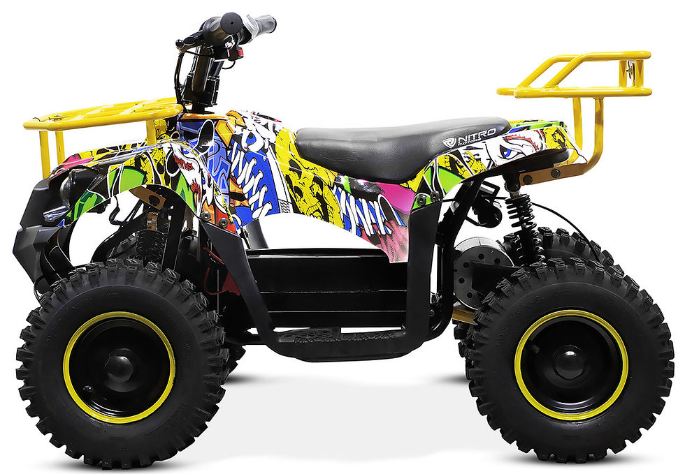 Miniatura: Mini Quad Hummer-NM 1000Watt 36V Cerchi da 6" 10-15-25Km/h Retromarcia Luci LED