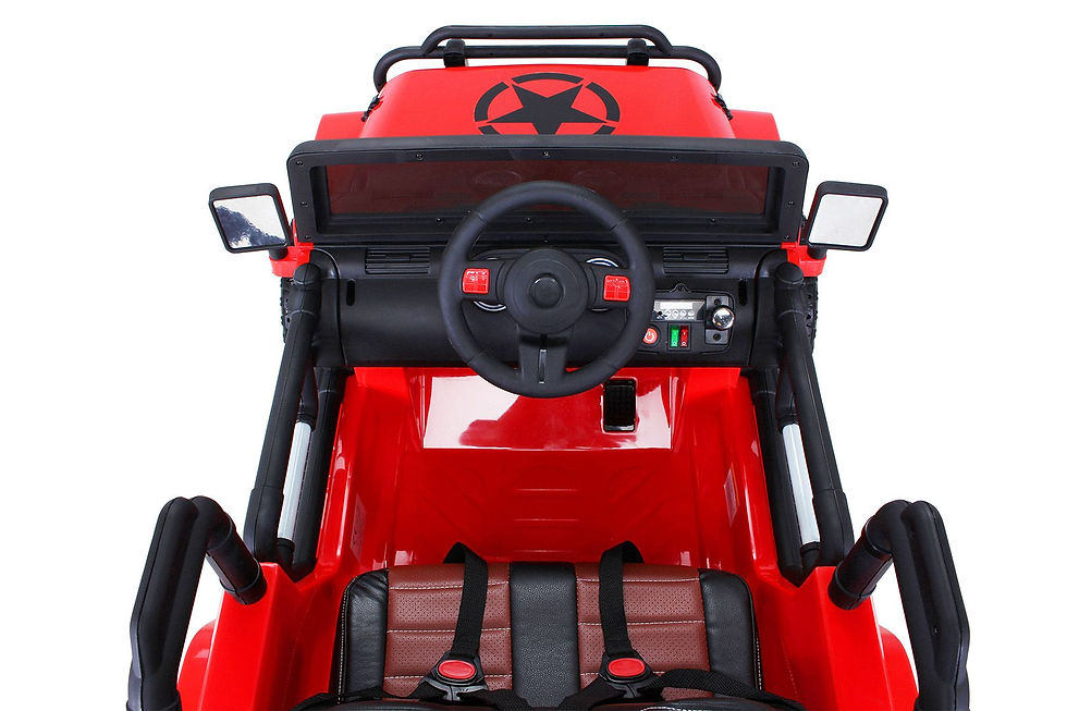 Miniatura: Jeep Wrangler 4x4 140Watt (4x 35W) 6Km/h Retromarcia Telecomando MP3