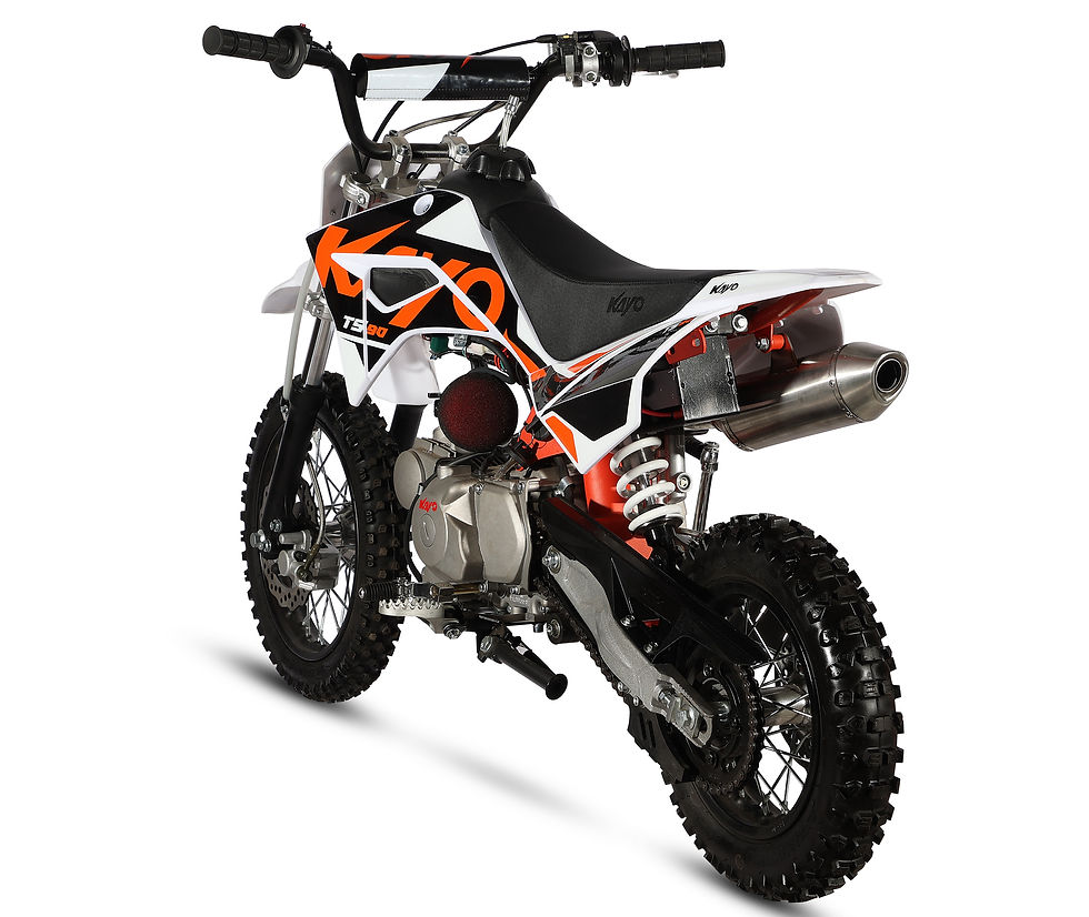 Miniatura: KAYO Pit Bike TS90 90cc 4T 4 Marce Semi-Auto Cerchi 12" 10" 65Km/h Elec-Start