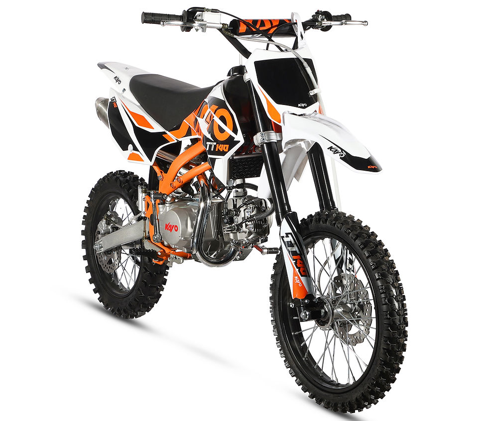 Miniatura: KAYO Pit Bike TT140 140cc 4T 4 Marce Cerchi 17" 14" 80Km/h Kick Starter
