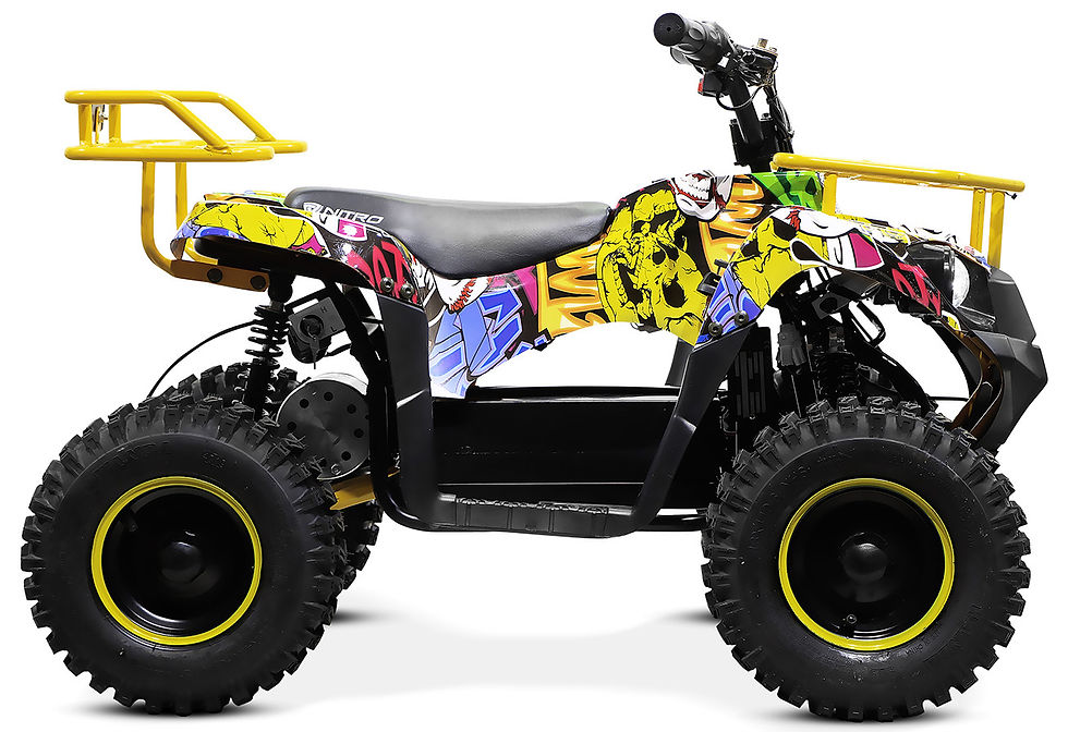 Miniatura: Mini Quad Hummer-NM 1000Watt 36V Cerchi da 6" 10-15-25Km/h Retromarcia Luci LED