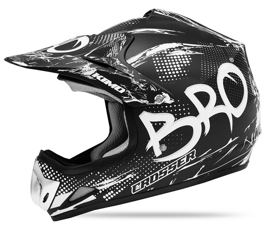 Miniatura: H2x Casco integrale Cross NERO OPACO