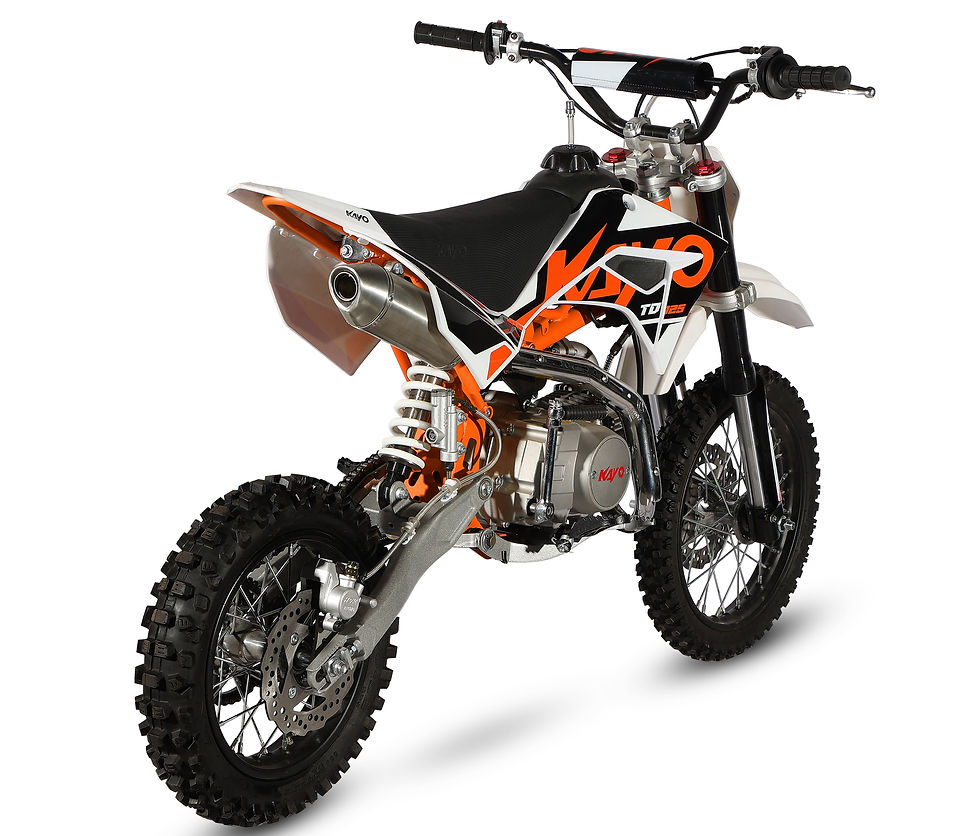 Miniatura: KAYO Pit Bike TD125 125cc 4T 4 Marce Cerchi 14" 12" 80Km/h Kick Starter