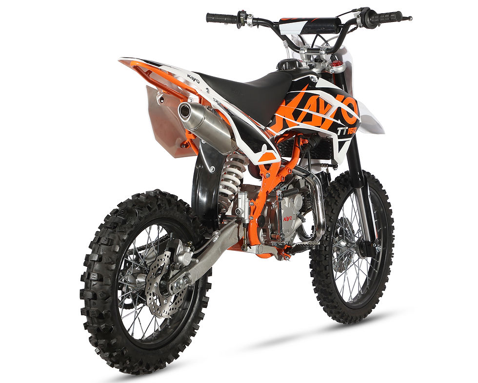 Miniatura: KAYO Pit Bike TT160 160cc 4T 4 Marce Cerchi 17" 14" 90Km/h Kick Starter