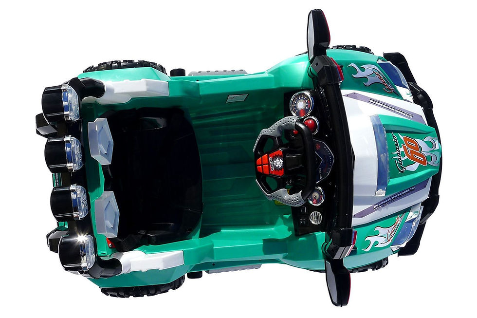 Miniatura: Jeep Triumph 50Watt (2x 25W) 7Km/h Retromarcia Telecomando MP3
