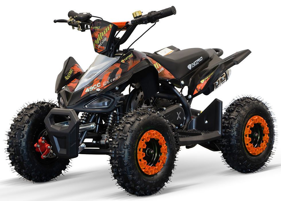 Miniatura: Mini Quad Kobra-ES Deluxe 50cc 2 tempi Cerchi da 6" 40Km/h Starter Elettrico