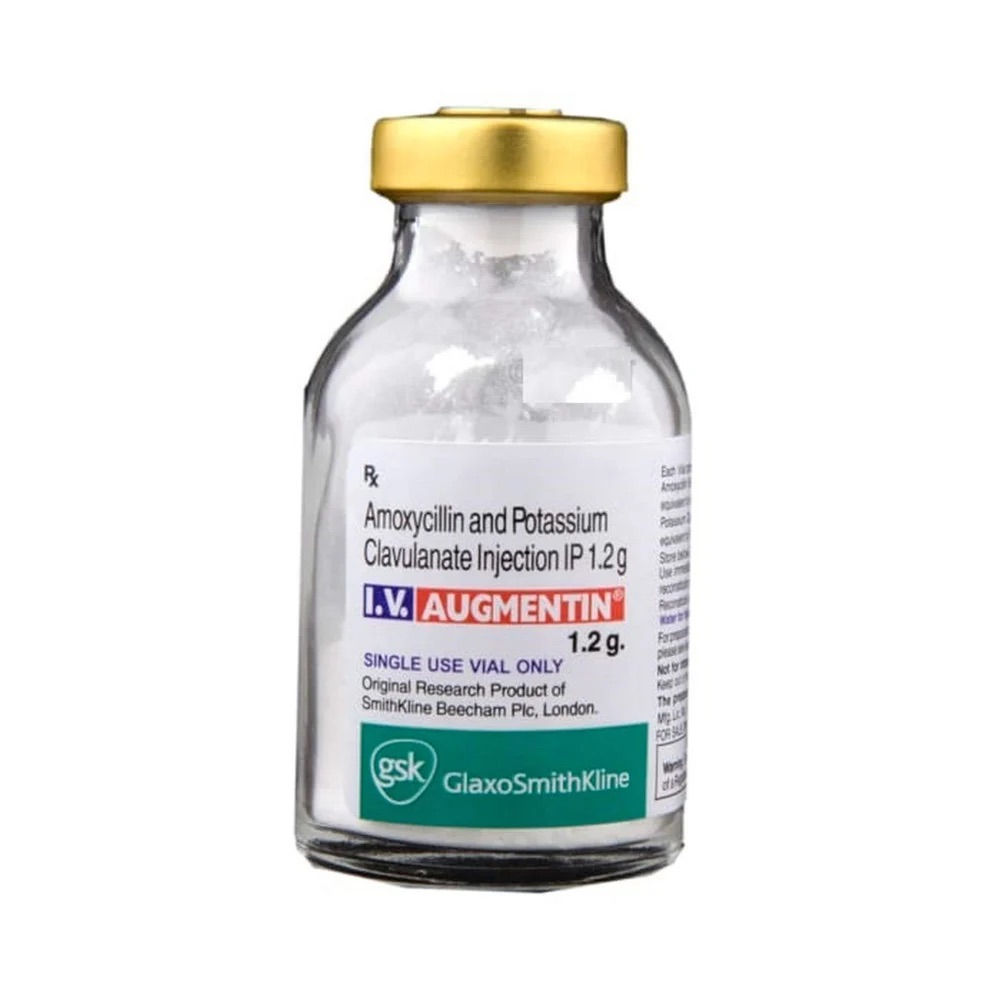Augmentin 1.2MG I.V. 1 Vial (Amoxycillin+Clavuilanate)