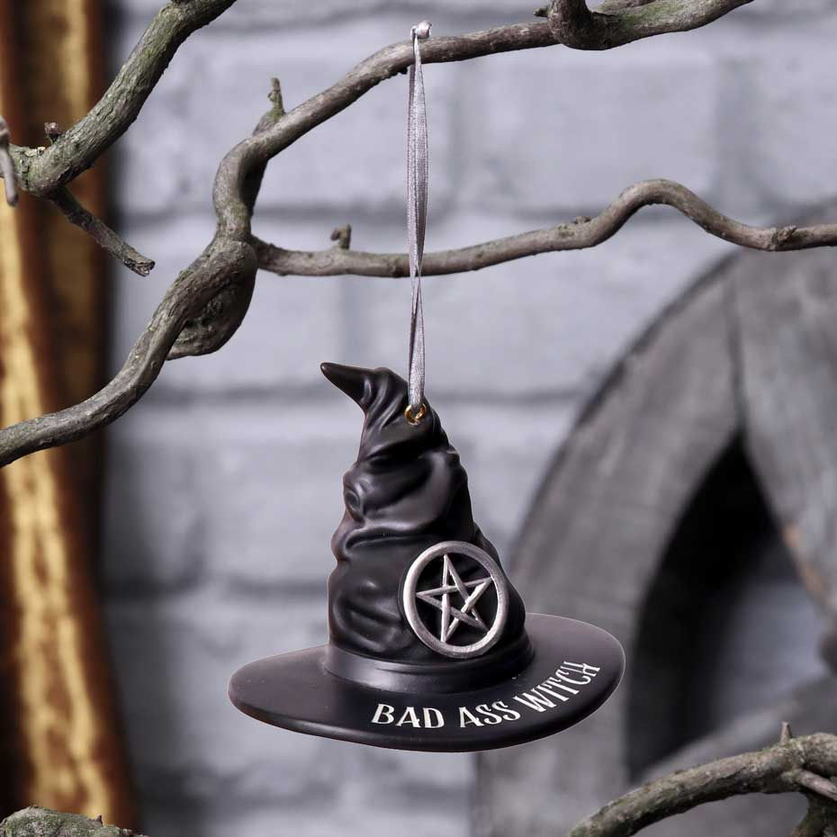 Thumbnail: Bad Ass Witch Hanging Ornament
