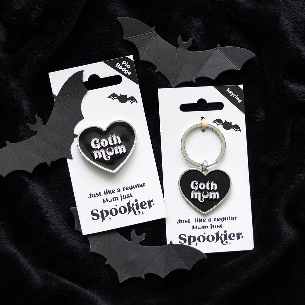 Thumbnail: Goth Mum Keyring