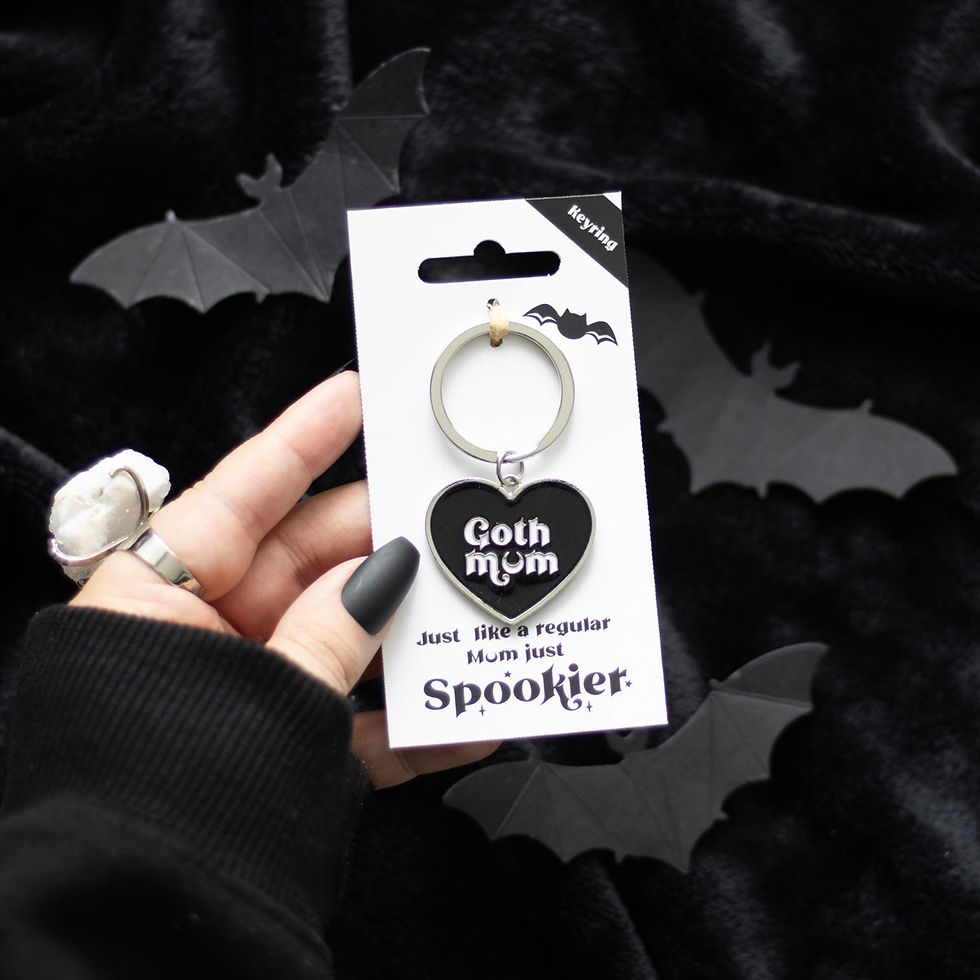 Thumbnail: Goth Mum Keyring