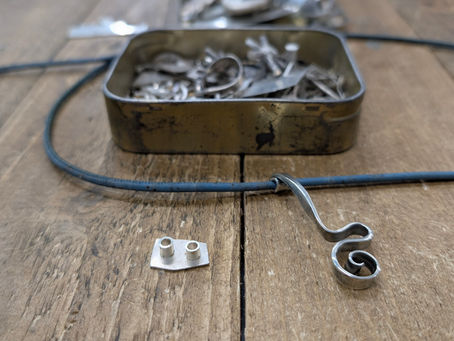 Waiting For Inspiration - The Scroll Necklace