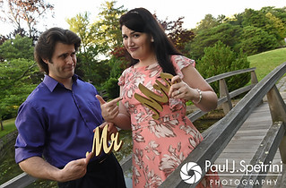Nate & Kaytii pose for a formal photo following their May 2018 wedding ceremony at Meadowbrook Inn in Charlestown, Rhode Island.