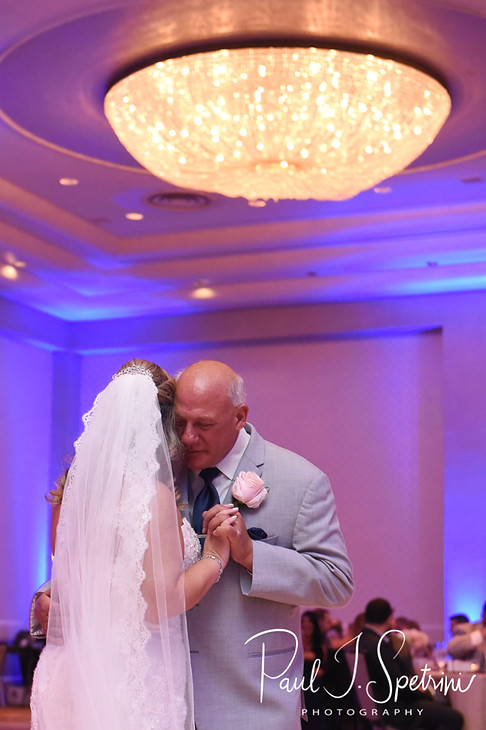Sarah and her father dance during her October 2018 wedding reception at The Omni Hotel in Providence, Rhode Island.