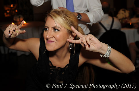 Guests dance during Emma and Mike's November 2015 wedding at the Publick House in Sturbridge, Massachusetts.