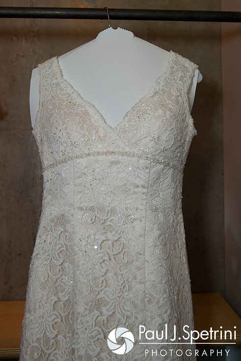 A look at Maria's wedding dress from her March 2016 Rhode Island wedding.