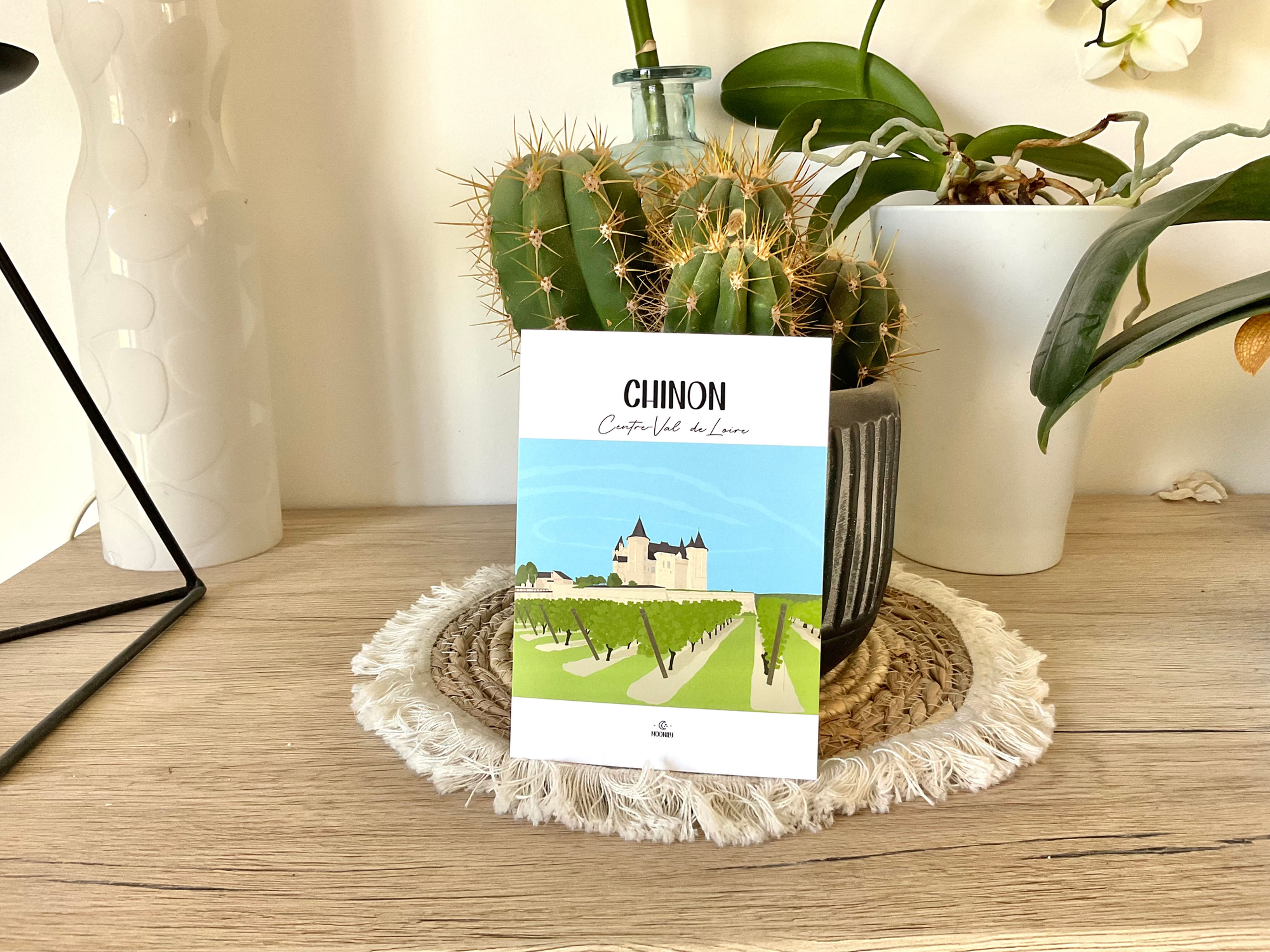 Carte Postale "Chinon, Le Château"