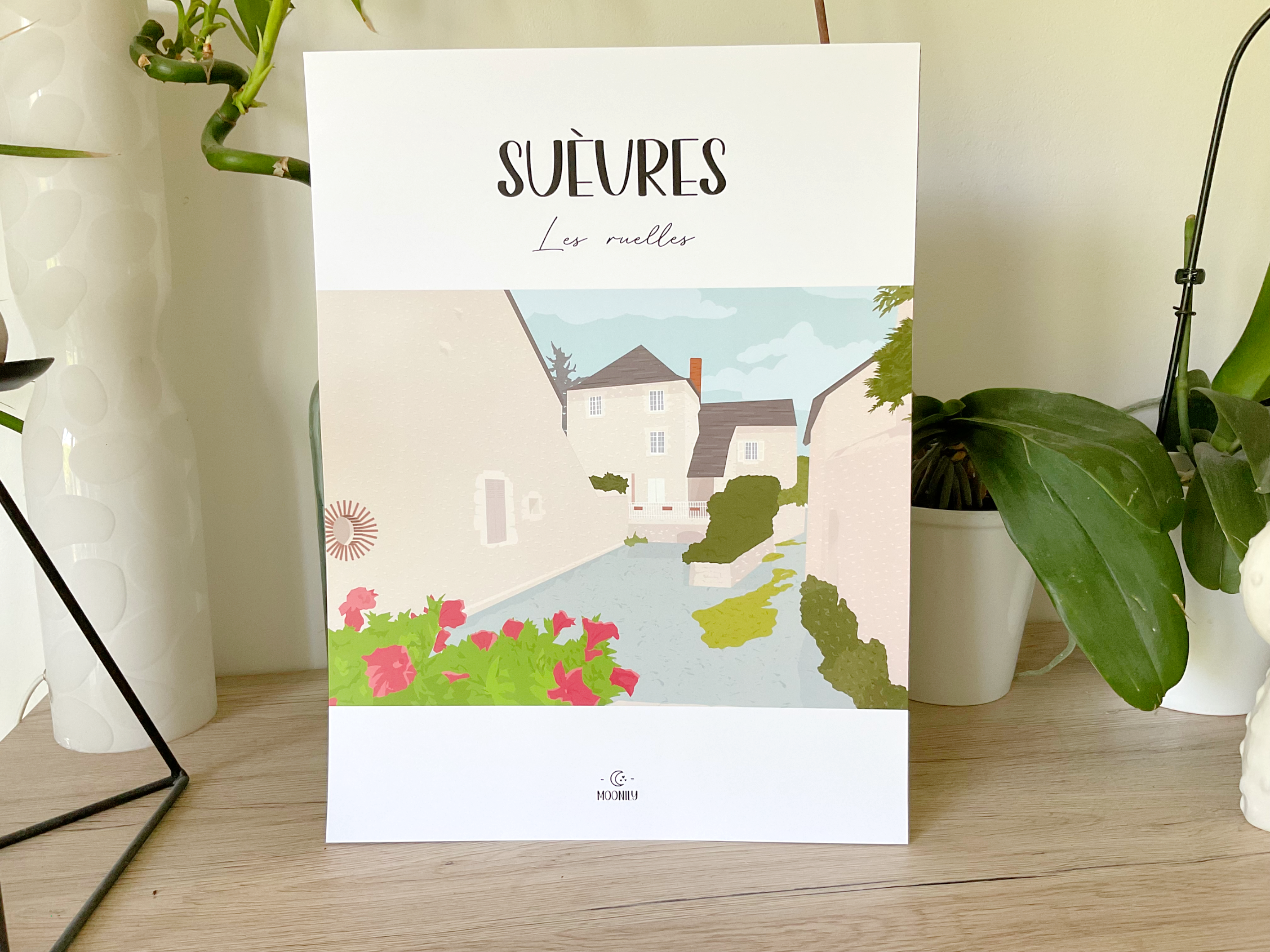 Poster « Suèvres, les Ruelles »
