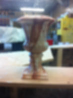 Faux Marble on Urns