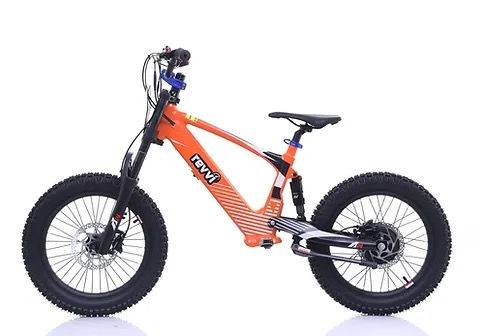 Thumbnail: Revvi 18" Electric Bike - red thomas