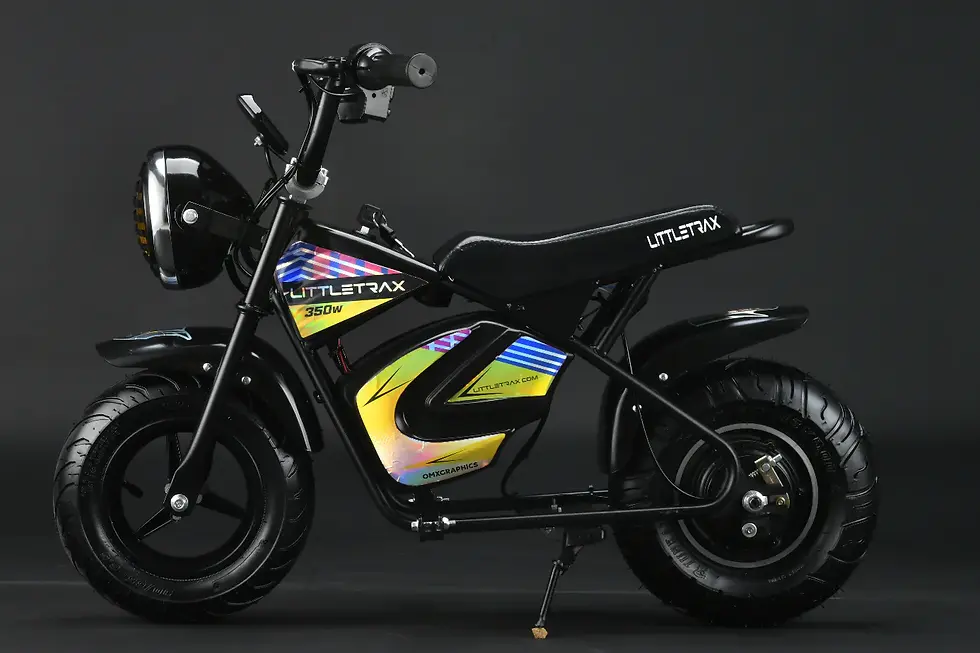 Thumbnail: NEW LittleTrax 350w Kids Electric Monkey Bike