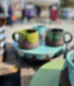 Couch Mugs in Assorted Greens