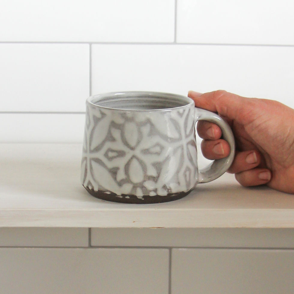 Thumbnail: 8-10oz Textile Mug,  Antique White