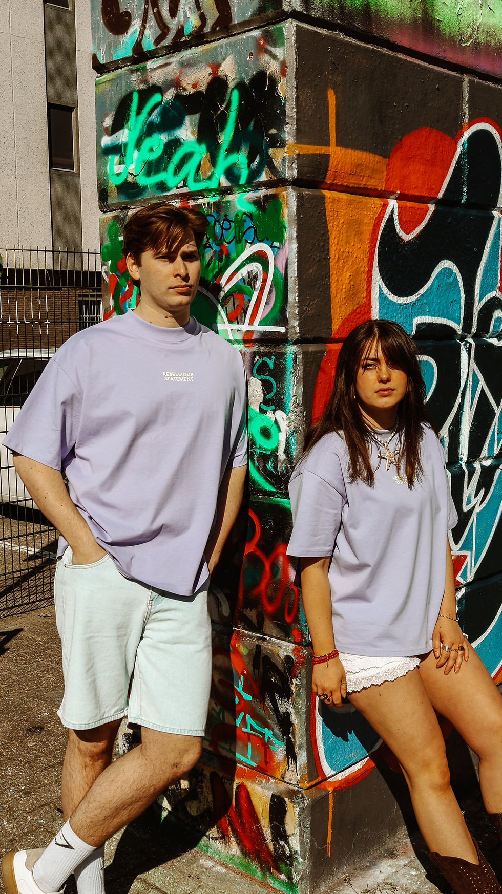Thumbnail: Nearest Bar Dropshoulder Shirt Lila