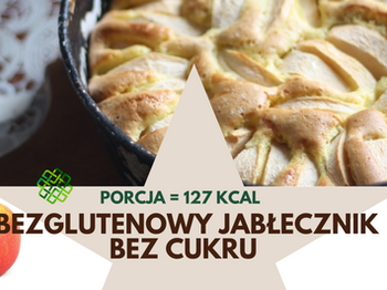 🧁Fit-Babeczki🧁 Pyszny jabłecznik bez cukru i bez glutenu