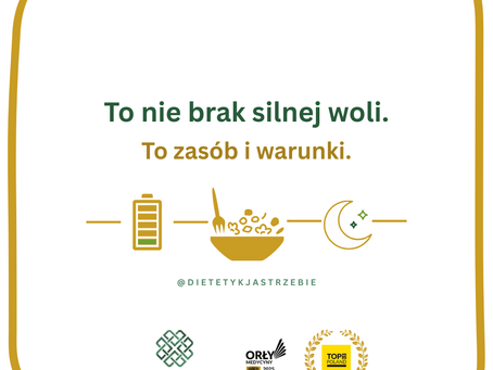 To nie brak silnej woli. To zasób i warunki.