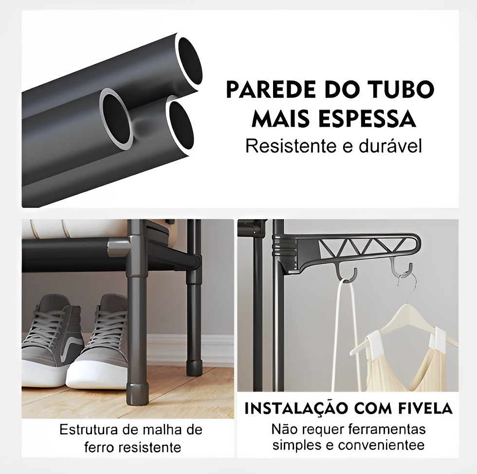Miniatura: Guarda Roupa Portátil tipo Arara