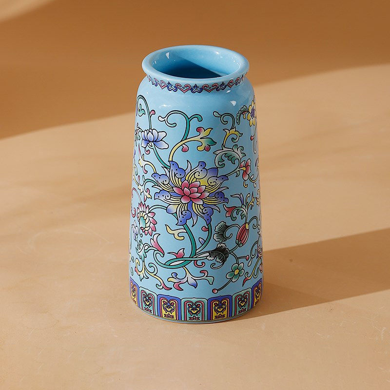 Miniatura: conjunto de vasos de cerâmica ornamental