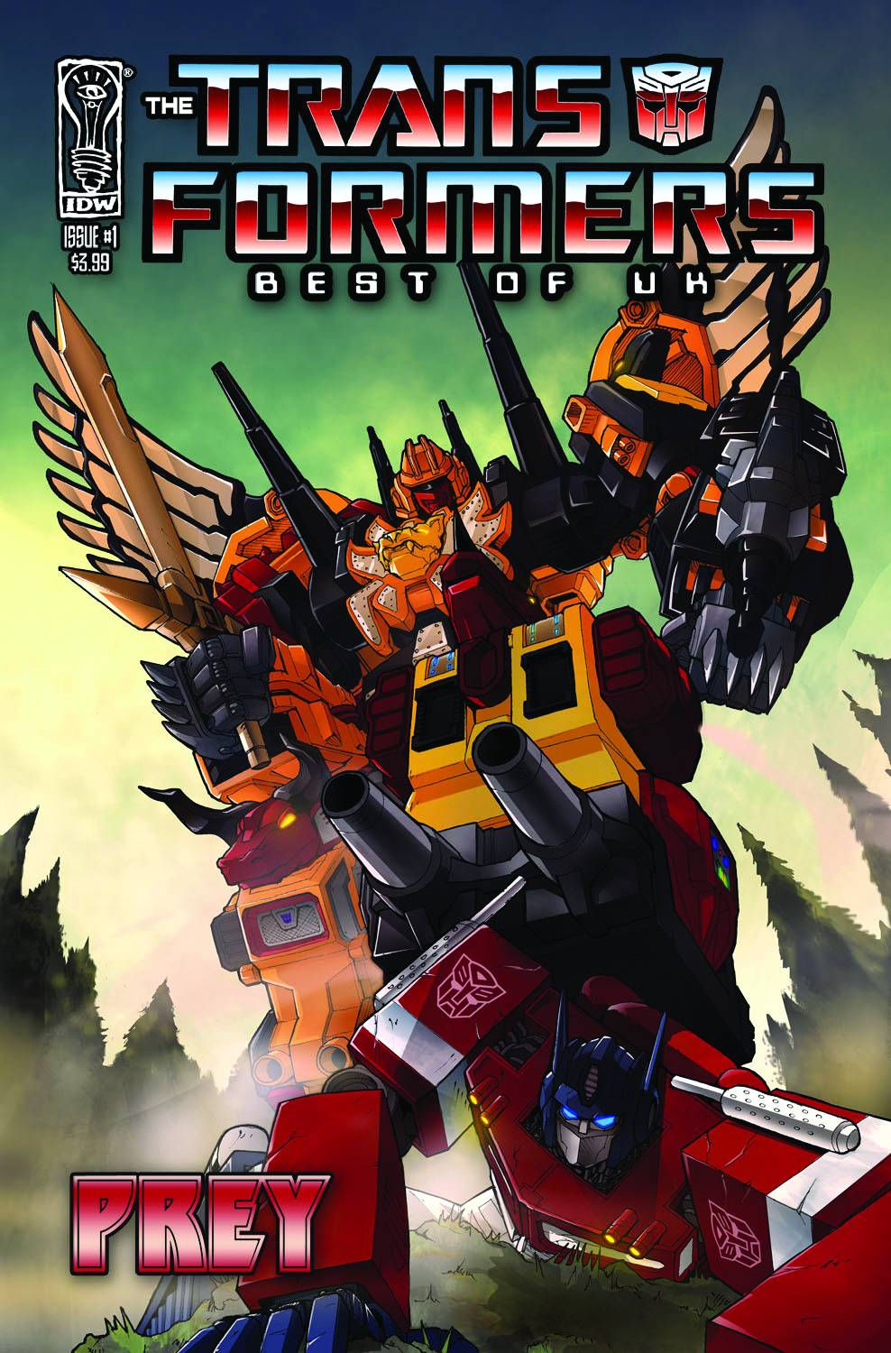 TRANSFORMERS BEST OF UK TP 05 PREY IDW PUBLISHING (W) Simon Furman (A) Jeff Ande