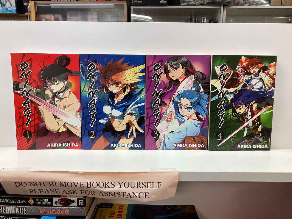 Thumbnail: Oninagi, Vol. 1,2,3,4 (manga)  by Akira Ishida (Creator),