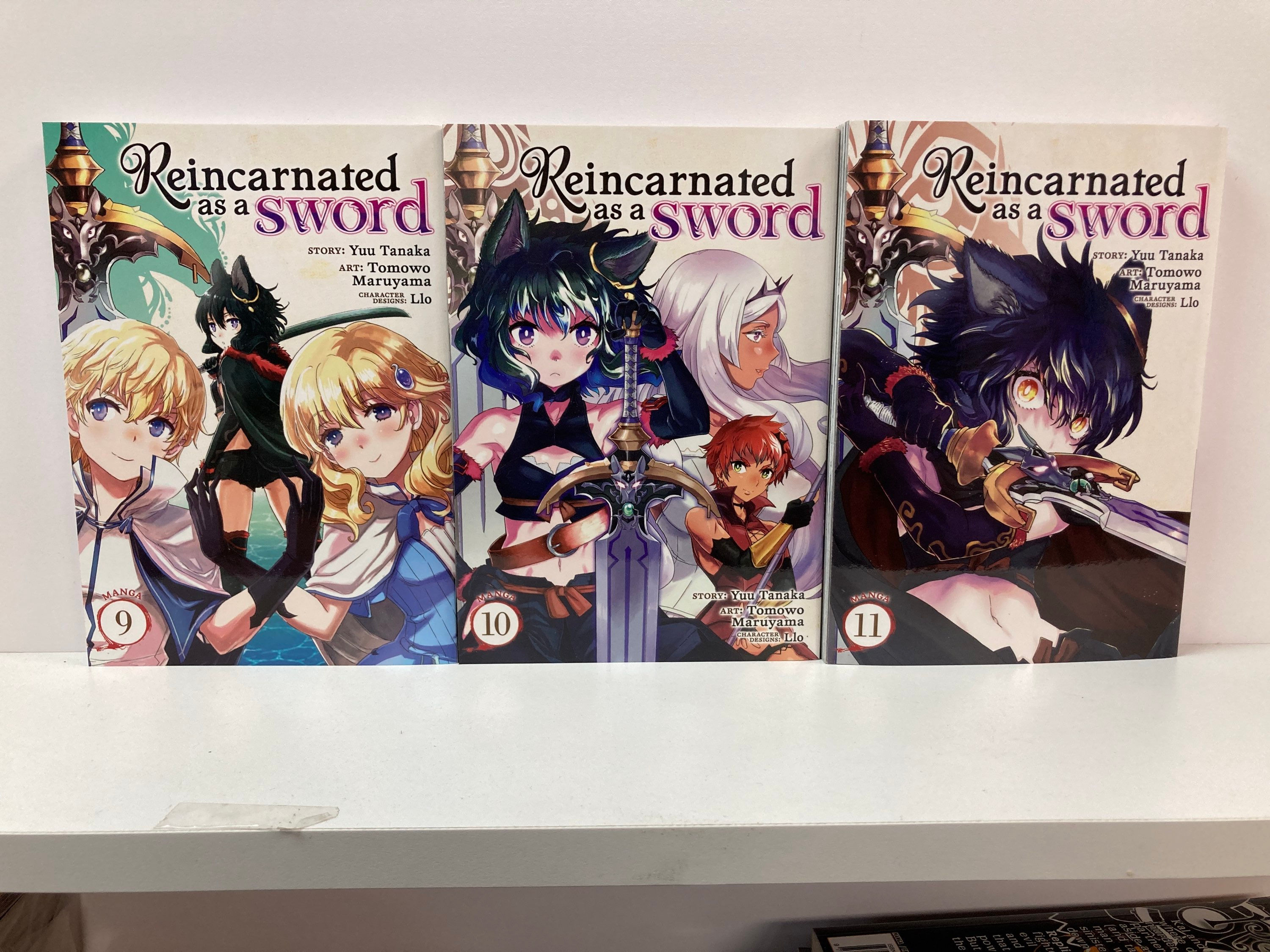 Reincarnated as a Sword Vol. 9,10,11 (3 Manga) by Yuu Tanaka (Author), Tomowo M