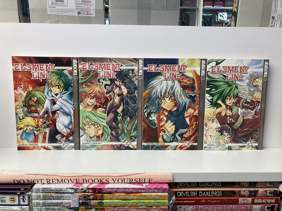 Thumbnail: ELEMENT LINE GN VOL 1,2,3,4 TOKYOPOP  Manga (W/A/CA) Mamiya Takizaki