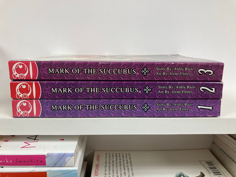 Thumbnail: Mark of the Succubus, Vol. 1,2,3 Manga  by Ashly Raiti (Author)