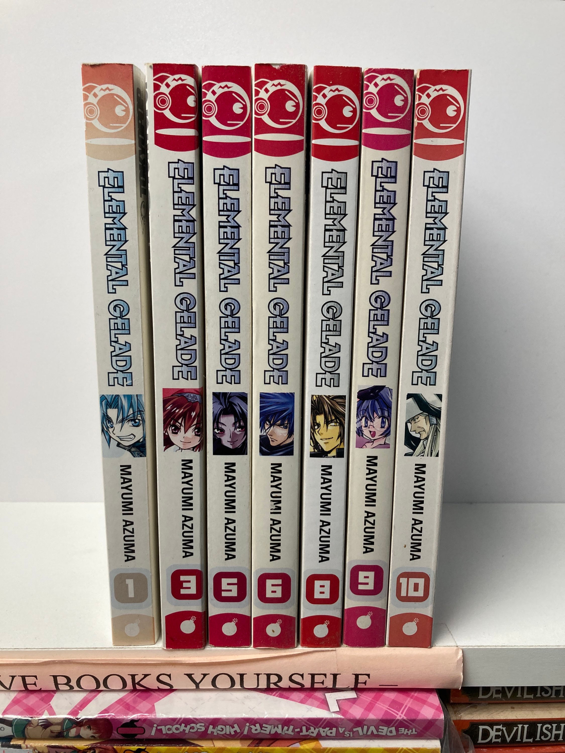 ELEMENTAL GELADE GN VOL 1,3,5,6,8,9,10 Manga (7 Books)  TOKYOPOP  (W/A/CA) Mayum