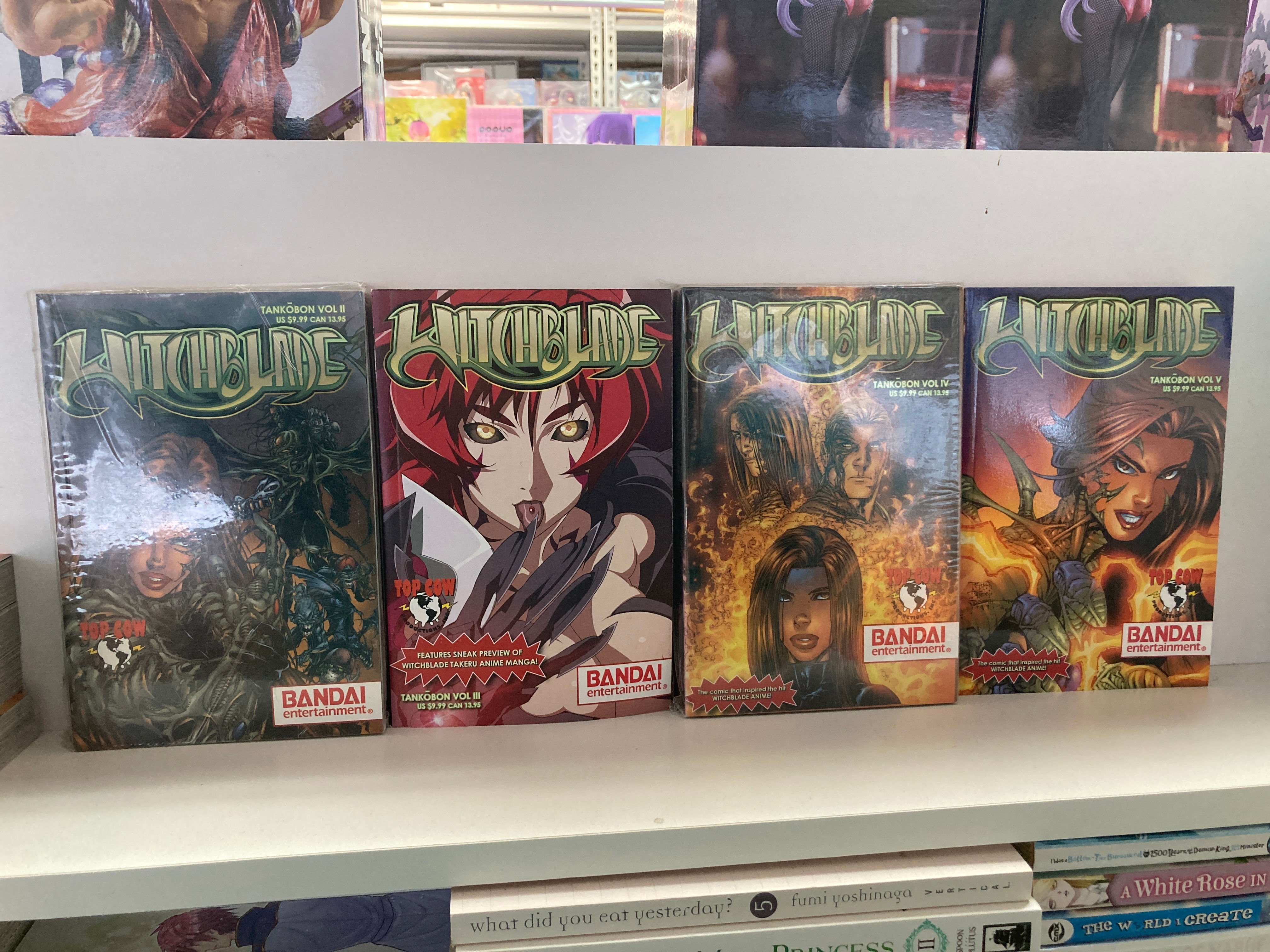 WITCHBLADE TP VOL 2,3,4,5 ( 4 Manga ) Paperback  BANDAI