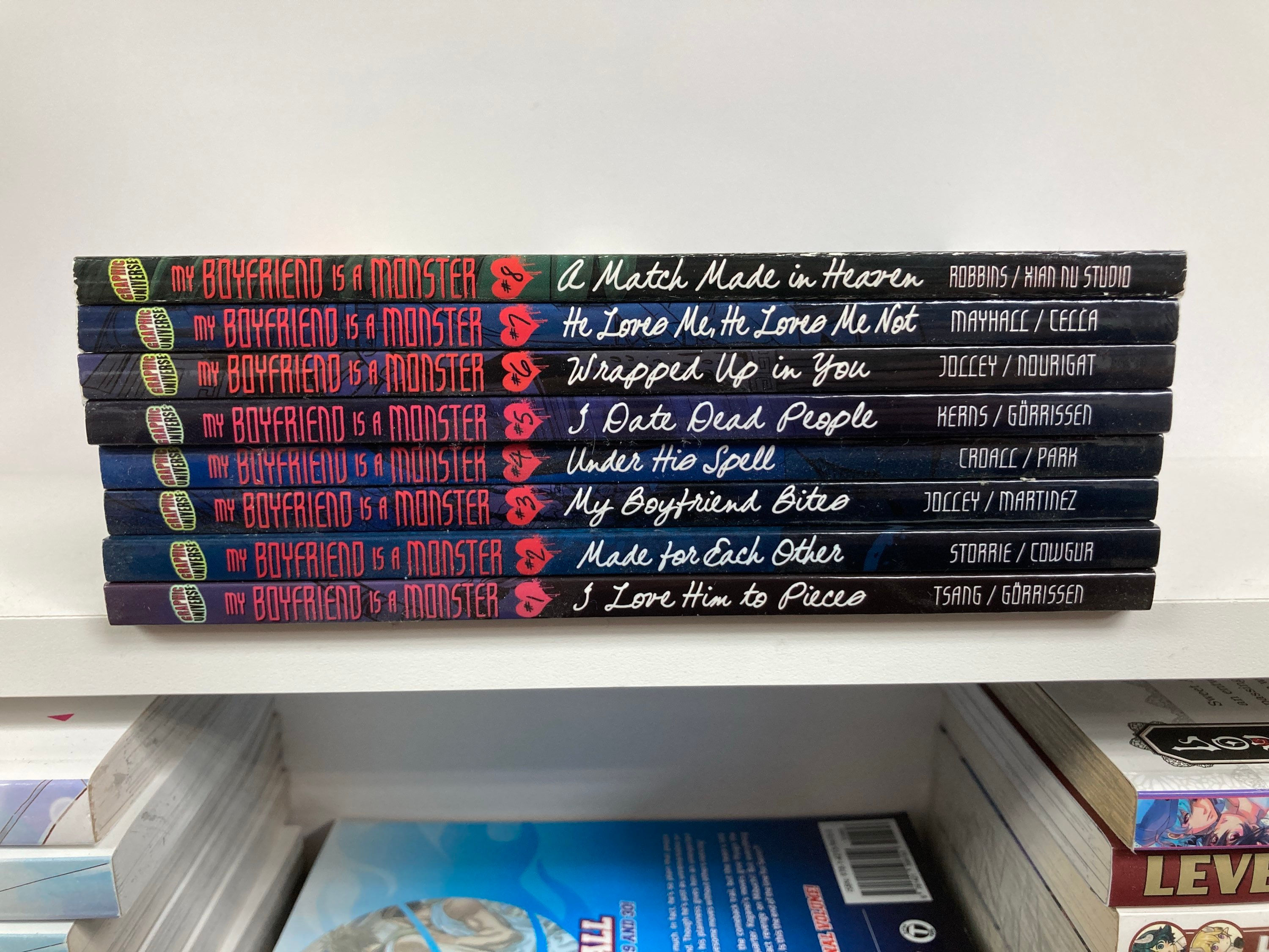 My Boyfriend is a Monster Vol.1-8 Manga (Graphic Novel) by Paul D. Storrie