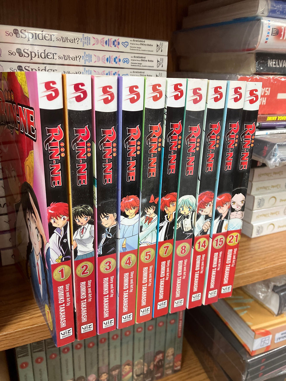 Thumbnail: Rin-Ne Vol. 1 ,2,3,4,5,7,8,14,15,21 (10 Manga Books) Paperback   Rumiko Takahash