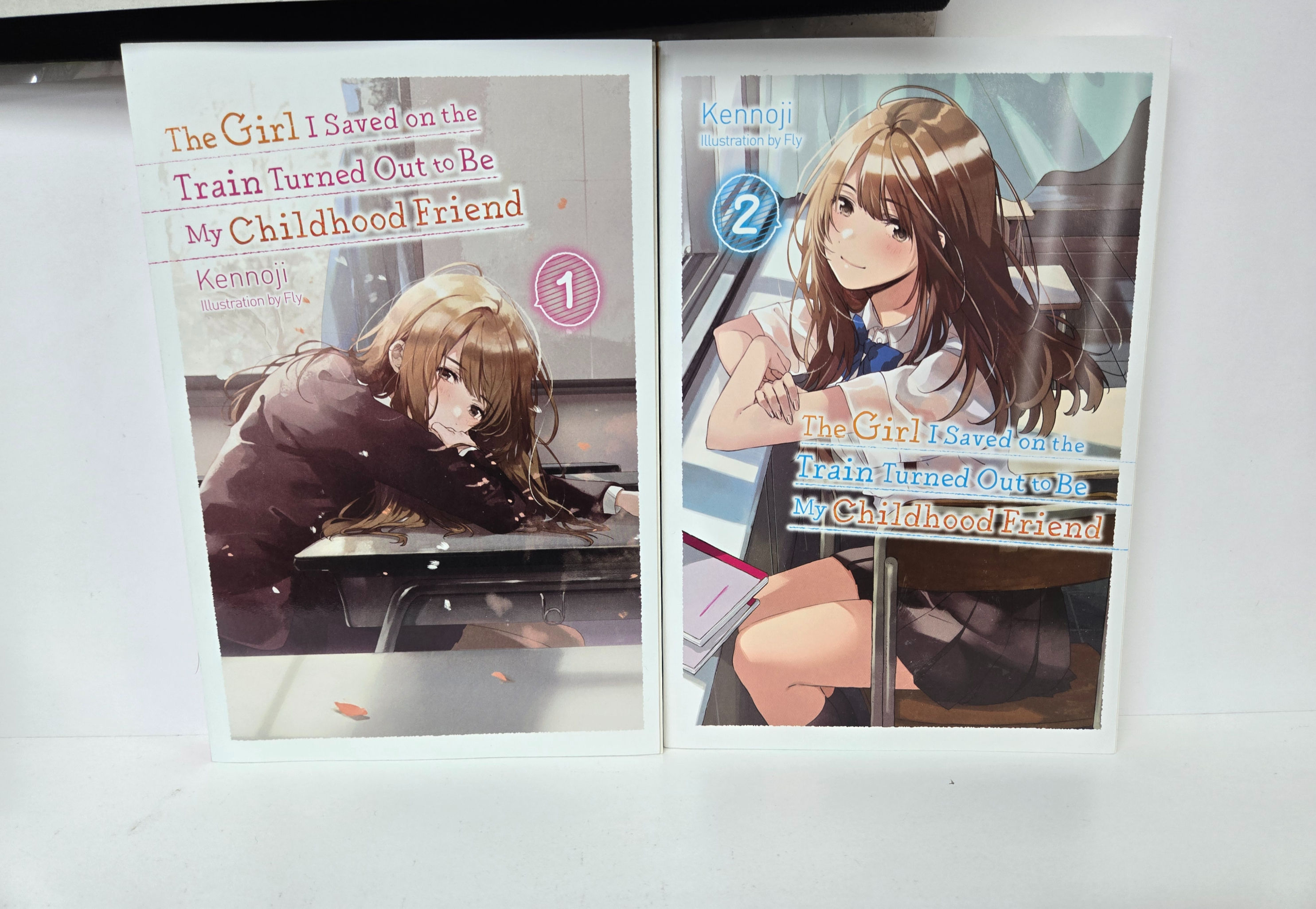 The Girl I Saved on the Train Light Novel Vol.1,2