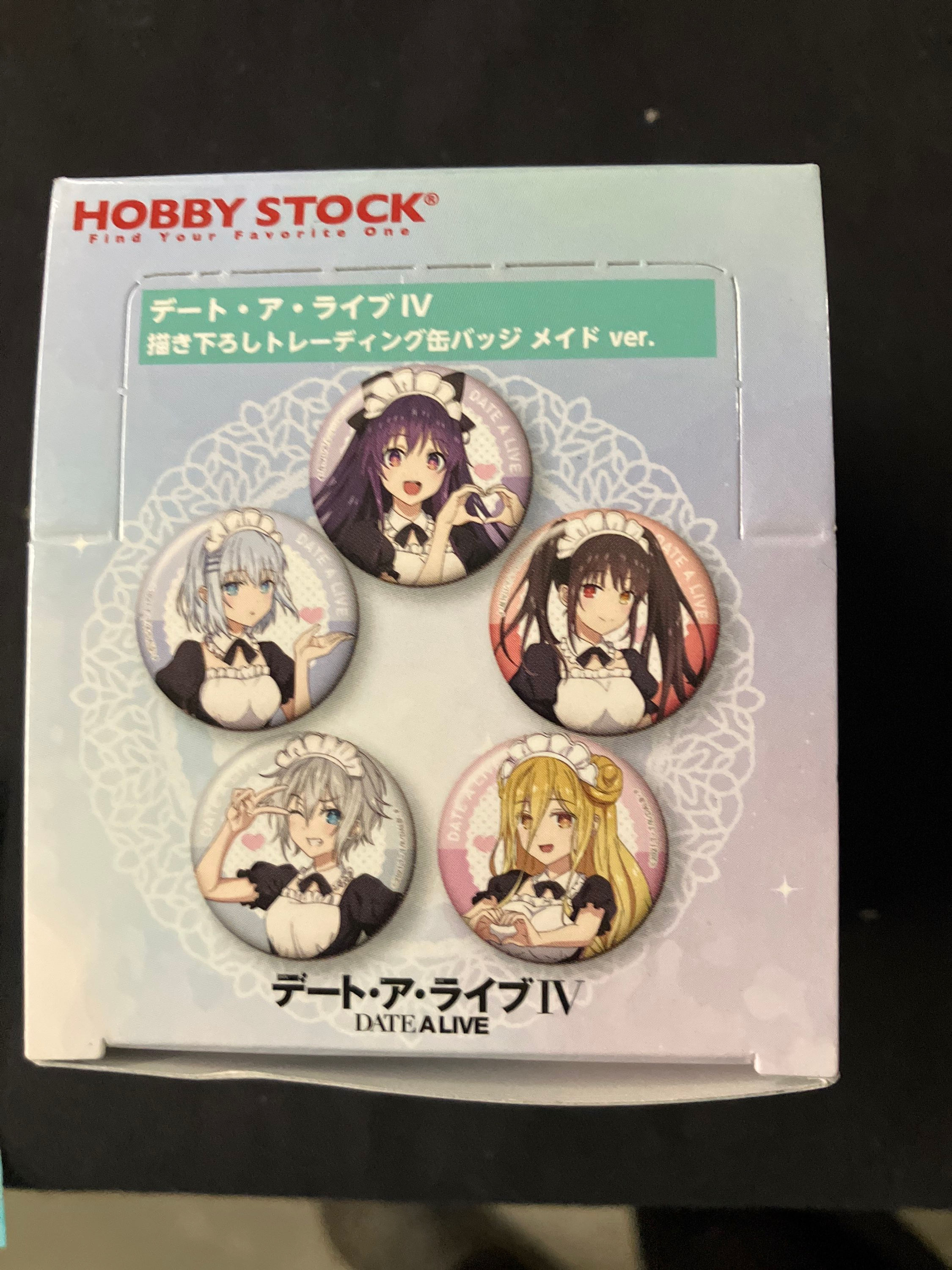 "Date A Live IV" Original Illustration Trading Can Badge Maid Ver.