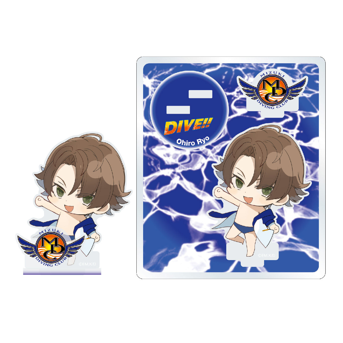 "DIVE!!" Acrylic Figure Ohiro Ryo Deforume Chara Ver. by ”Philter,Inc