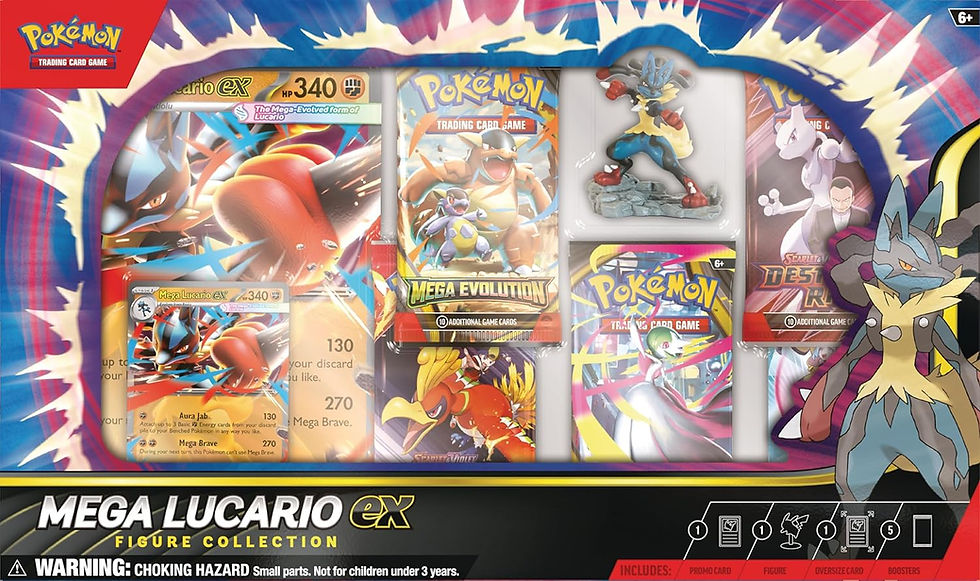 Thumbnail: Pokémon TCG: Mega Lucario ex Figure Collection