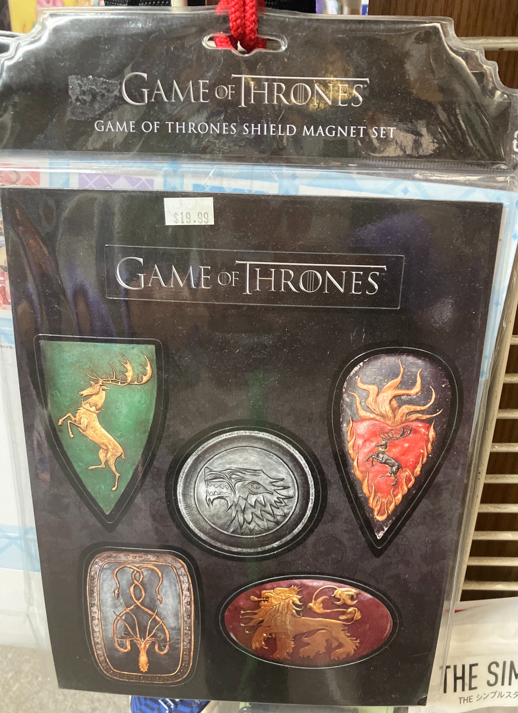 GAME OF THRONES MAGNET SET SHIELDS  DARK HORSE COMICS
