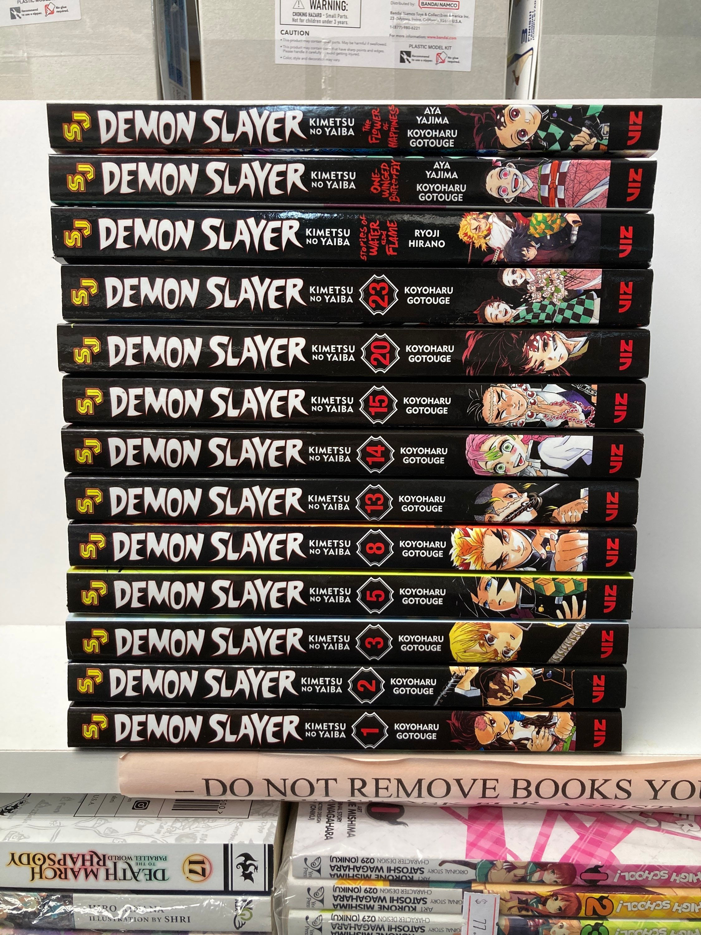 Demon Slayer Vol.1-3,5,8,13-15,20,23,Stories,One-Winged Butterfly,Flower (13)