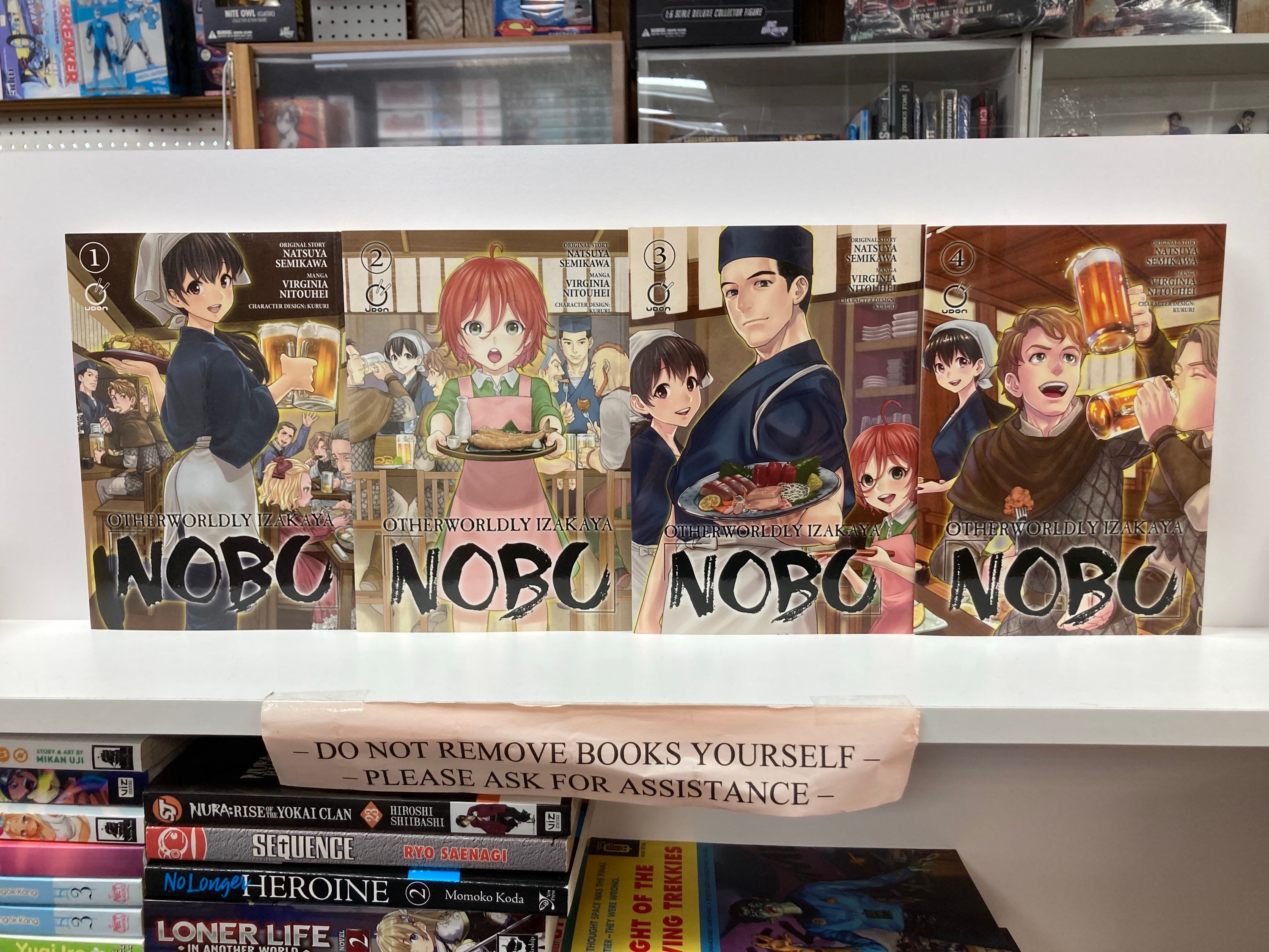 Otherworldly Izakaya Nobu Volume 1,2,3,4 Manga by Natsuya Semikawa (Author)