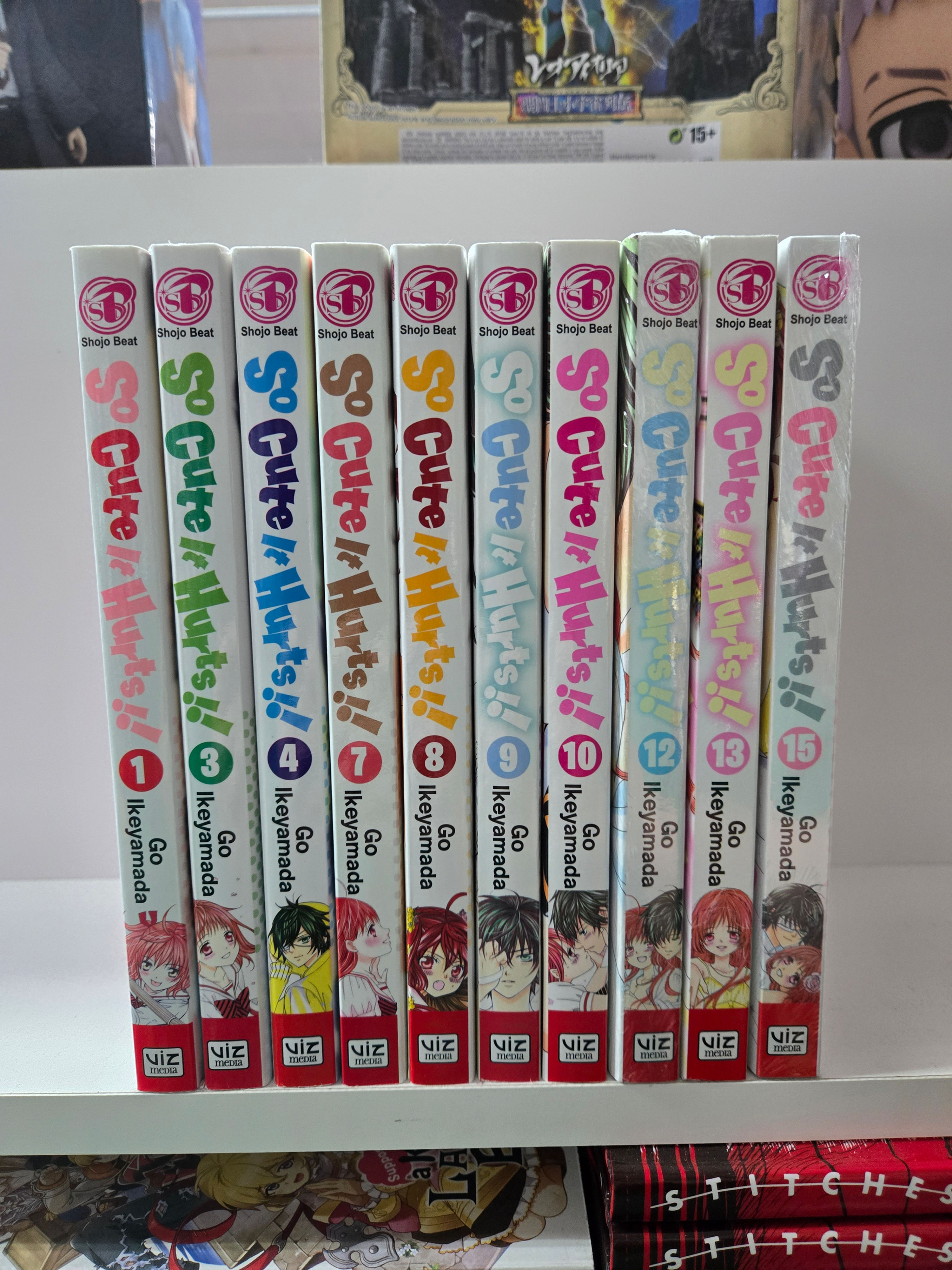 So Cute It Hurts Vol.1,3,4,7-10,12,13,15 (10 Books)