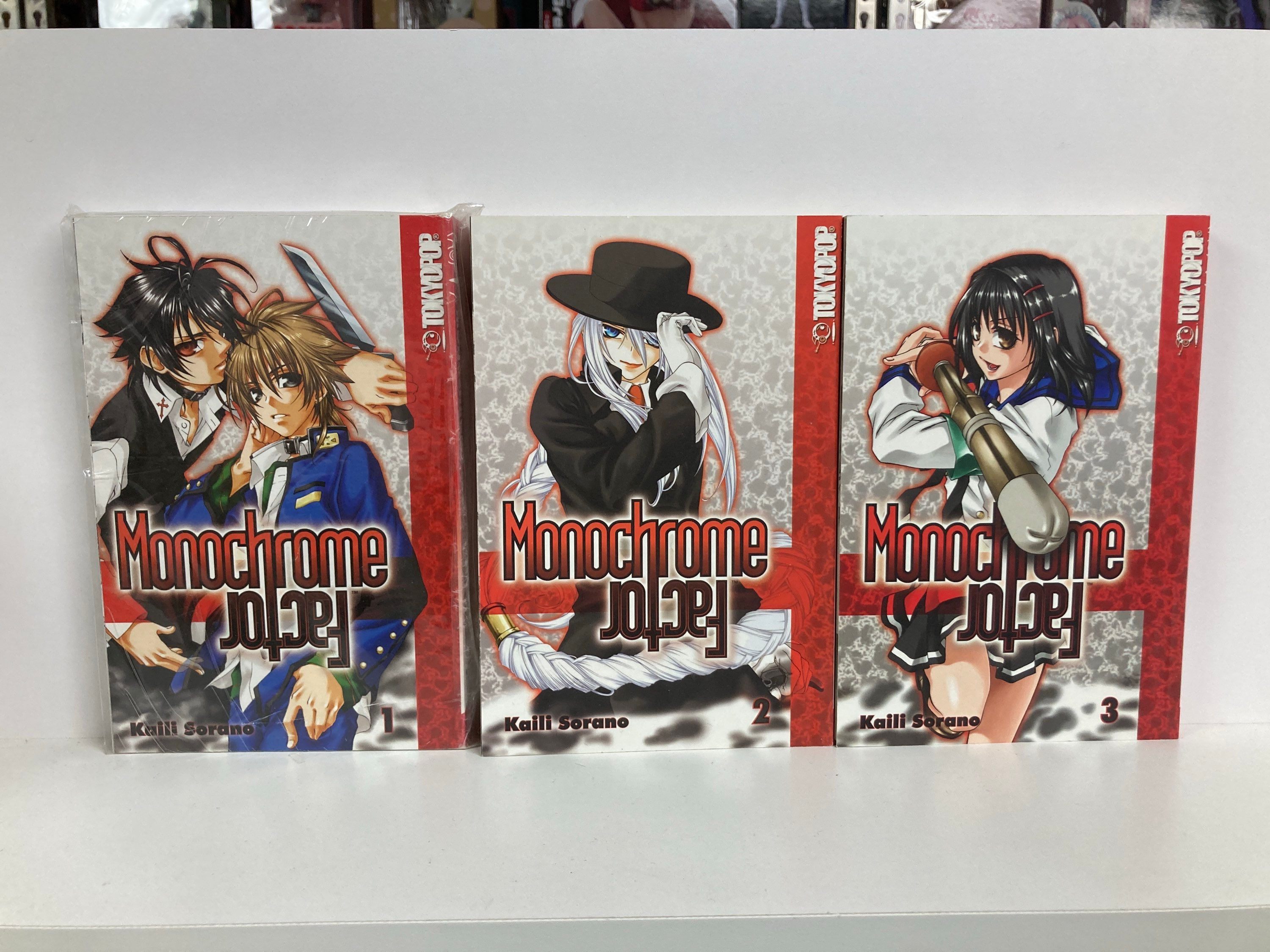 Monochrome Factor Vol 1,2,3 Manga by Kaili Sorano (Author) Paperback