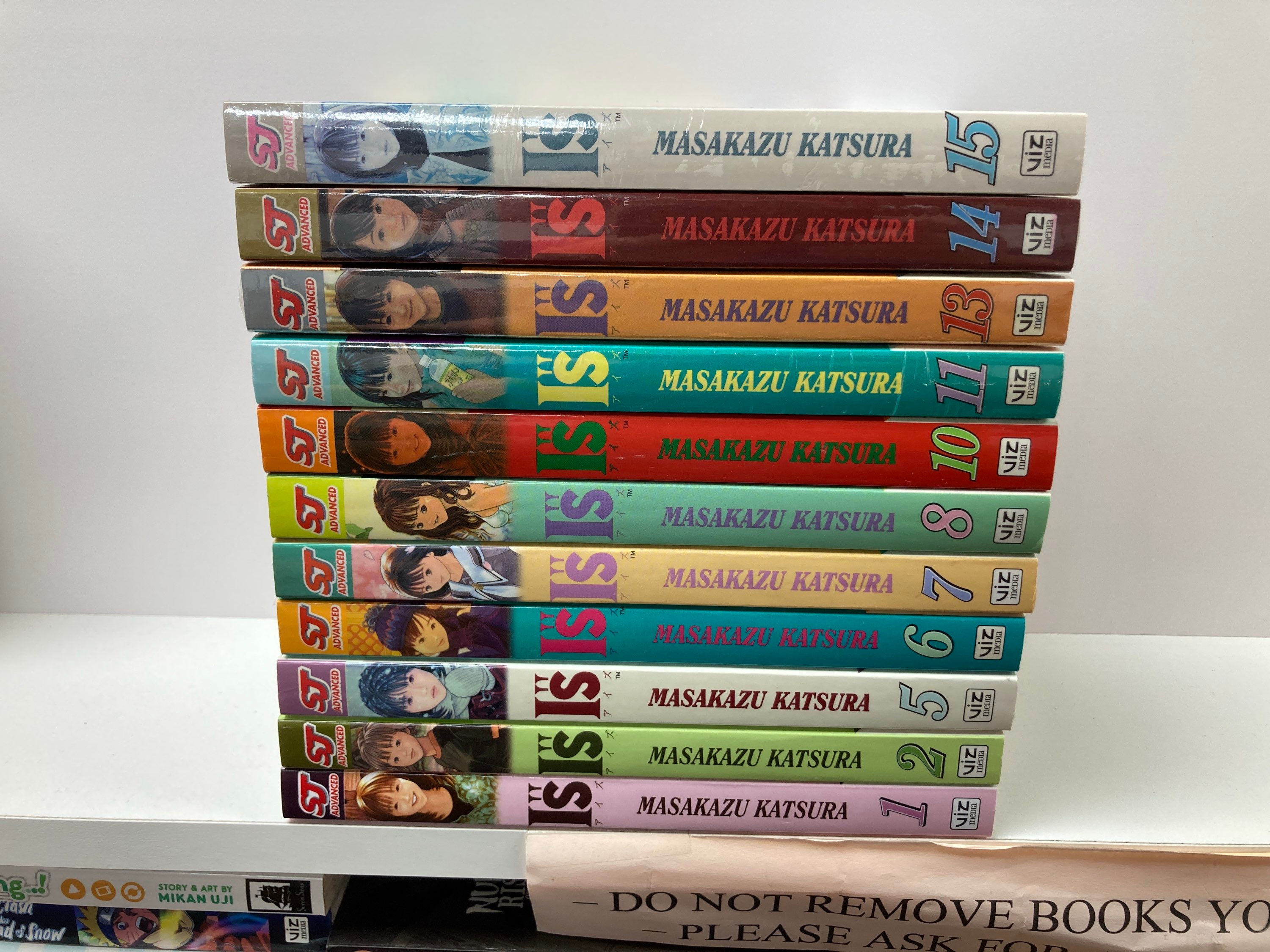I"s, IS Vol.1,2,5-8,10,11,13-15 (11 Manga Books) by Masakazu Katsura (Author)